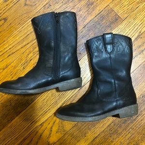 Clarks Toddler Black Boots Size 10